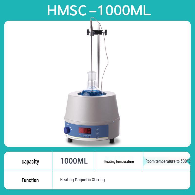JOANLAB Magnetic Stirrer with Digital Temperature Control, 500ml/1000ml Electric Heating Mantle