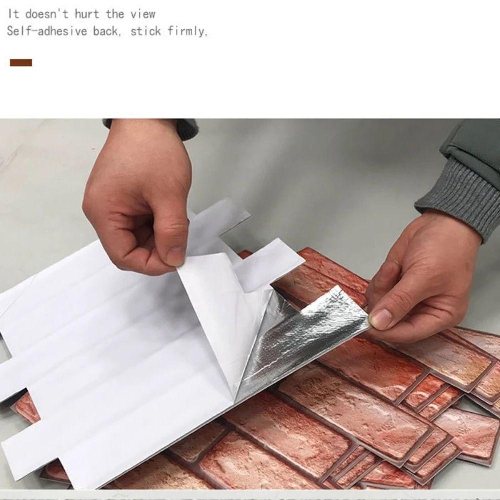 Renovace nástěnné desky DIY Tapeta na pozadí 3D tapeta Nástěnná nálepka pro dekoraci stěn