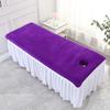 80x190cm Massage Sheet with Holes Absorbent Spa Sheet Large Microfiber Bath Towel for Beauty Salon Beauty Salon Supplies