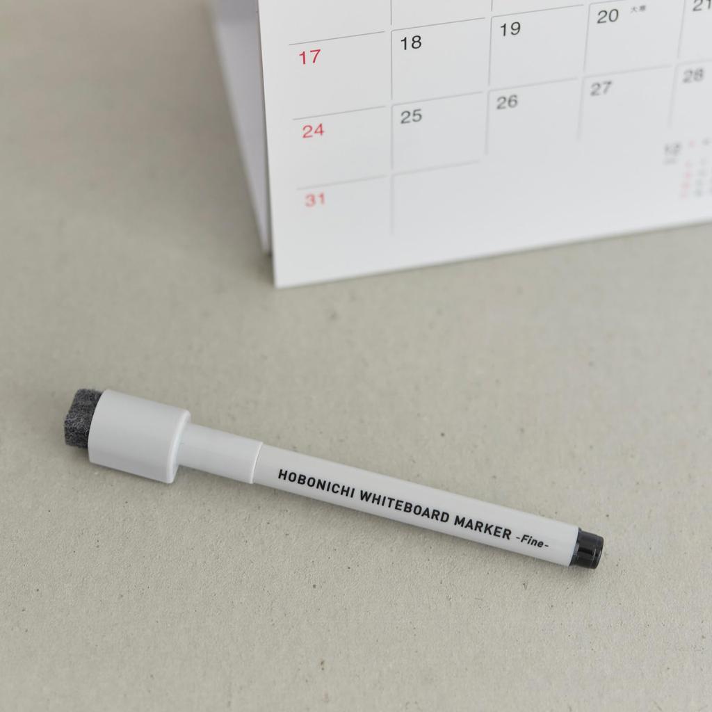 Hobonichi Whiteboard Calendar 2027 with File Pocket (Desktop)