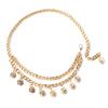 Classical Double Layer Portrait Coin Waist Jewelry Detachable Tassels Trim Adjustable Hip Chain Body Jewelry For Women Fashion Accessories