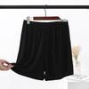 Women's High Elasticity Ice Silk Loose Safety Shorts - Plus Size, Summer Thin Briefs for Home Wear