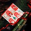 50*70cm Christmas Gift Wrapping Paper Gingerbread Merry Christmas Xmas Tree Pattern Flower Bouquet Packaging Decoration Paper