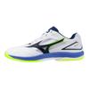 Wave Drive 9 Cuir Synthétique Confortable Léger Soutien Basse Tige Chaussures d'Entraînement Baskets Unisexe Blanc 81GA220561