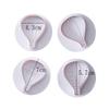 4Pcs Hot Air Balloon Frosting Cookie Mold Spring Press Mold Cake Decoration Mold Chocolate Mold Kitchen Baking Tools