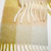 Tonglu Plaid Scarf New Imitation Cashmere Mohair Autumn and Winter Women's Warm Shawl