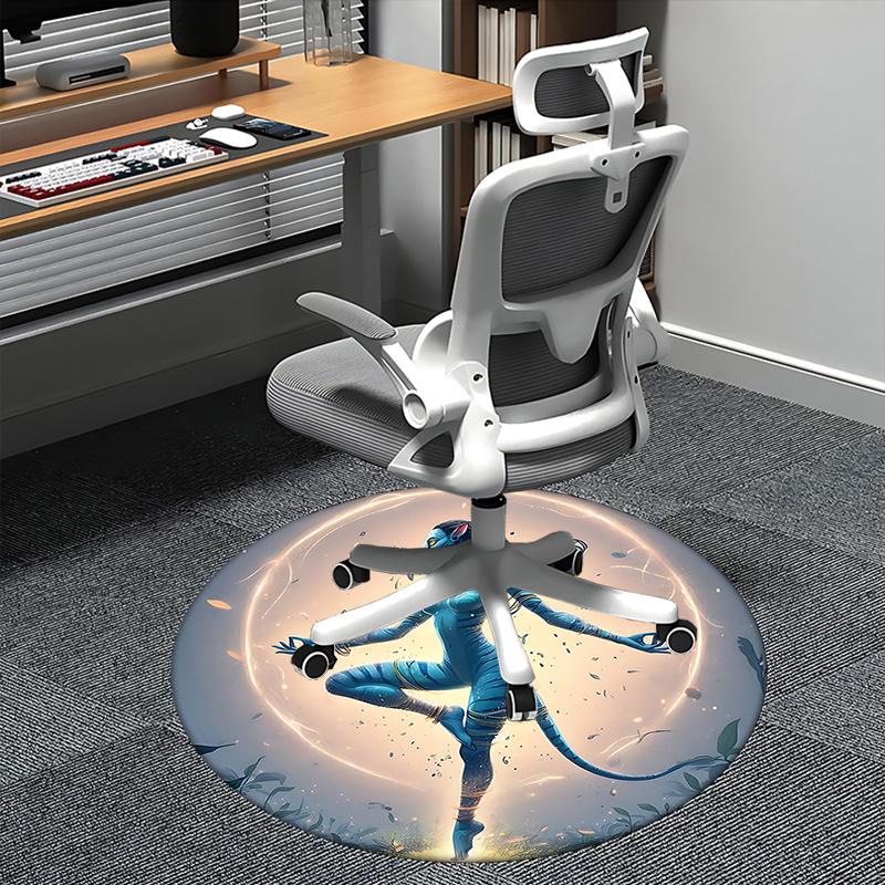 Avatar-Inspired Chair Mat - Round Carpet for Home Decor, Office Use, and Gifts0237b