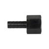 Fuel Line Hose Barb Connector Adapter: AN6/AN8 to 3/8" or 5/16" Rotary Joint with Internal Thread.