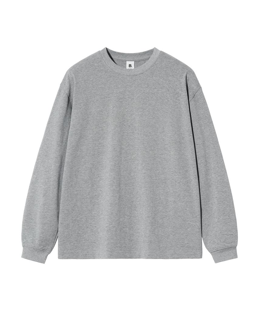 BRENSON B. Oversized Ribbed Long Sleeve Tee ( 7 Colors )