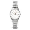 Beside Analog Stainless Steel White Dial Quartz BLS-100D-7AV Women's Watch