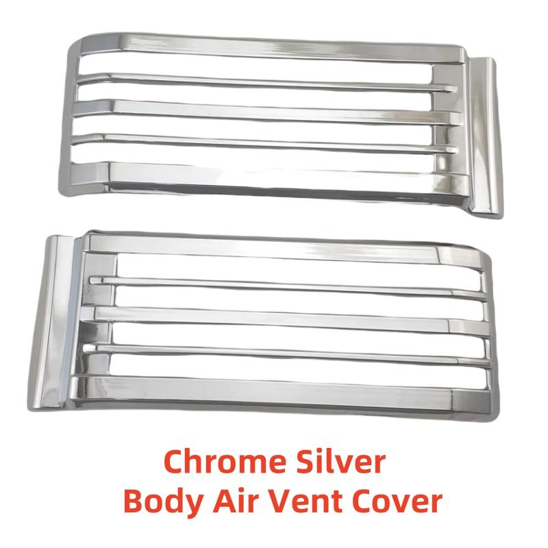 

For Toyota Land Cruiser FJ70 J70 Pickup 1984 1985 - 2005 Rear Side Body Air Vent Cover Trim Chrome Car Accessories Paste Style Chrome