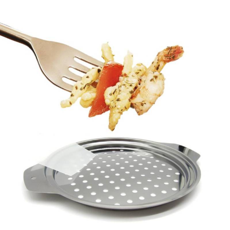 Household Stainless Steel Steaming Tray With Drainage Cover For Home Cooking And Food Steaming