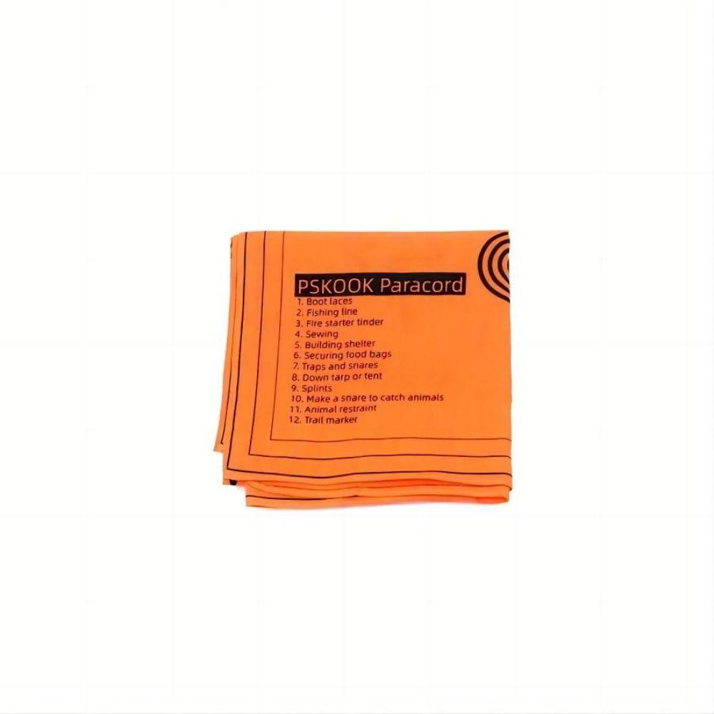 Survival Guide Survival Scarf Square Hiking Scarves Sunscreen Camping Bandana Outdoor Sports