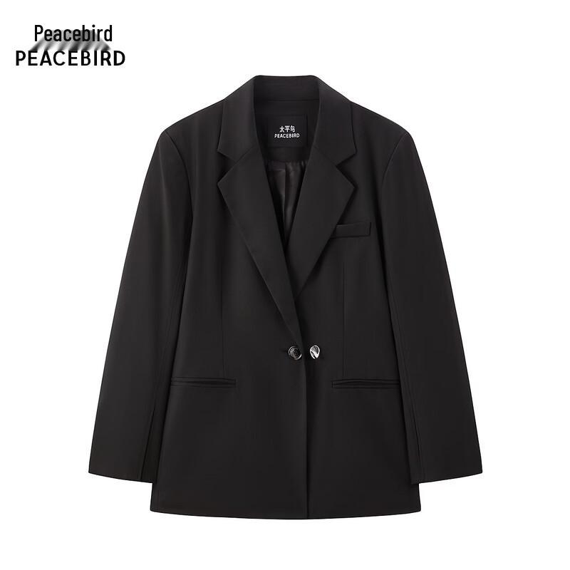 PEACEBIRD Men s Single-Button Slim Fit Blazer S 155