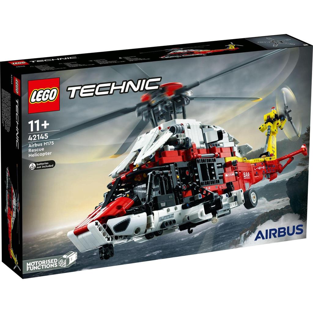 LEGO Technic Airbus H175 Rescue Helicopter 42145 Toy Block Present Rescue Car Car Boys Ages 11 and Up