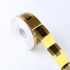 Nail art paper tray rectangular light therapy crystal nail extension golden finger tray nail glue finger tray