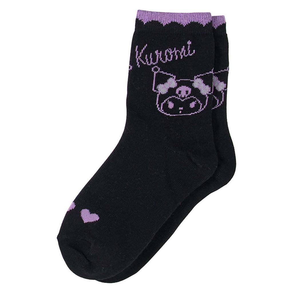 Sanrio Kids Socks 689254 3-Pair Set, Kuromi, 16-18cm,