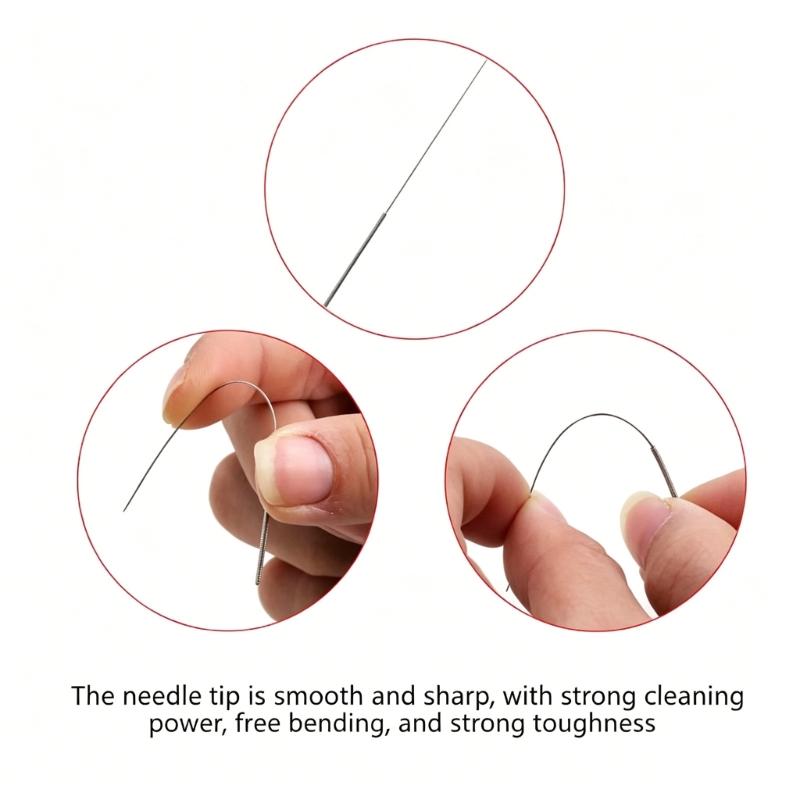 Heavy Duty Car Windshield Washer Jet Cleaning Needle With Smooth Tip Suitable For Removing Blockages From Wiper Nozzles