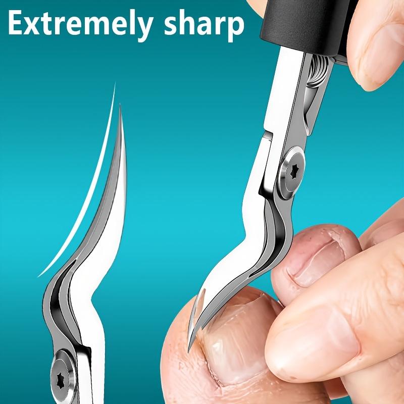 Special Paronychia Nail Clippers - Eagle Beak Slanted Tip Pedicure Set