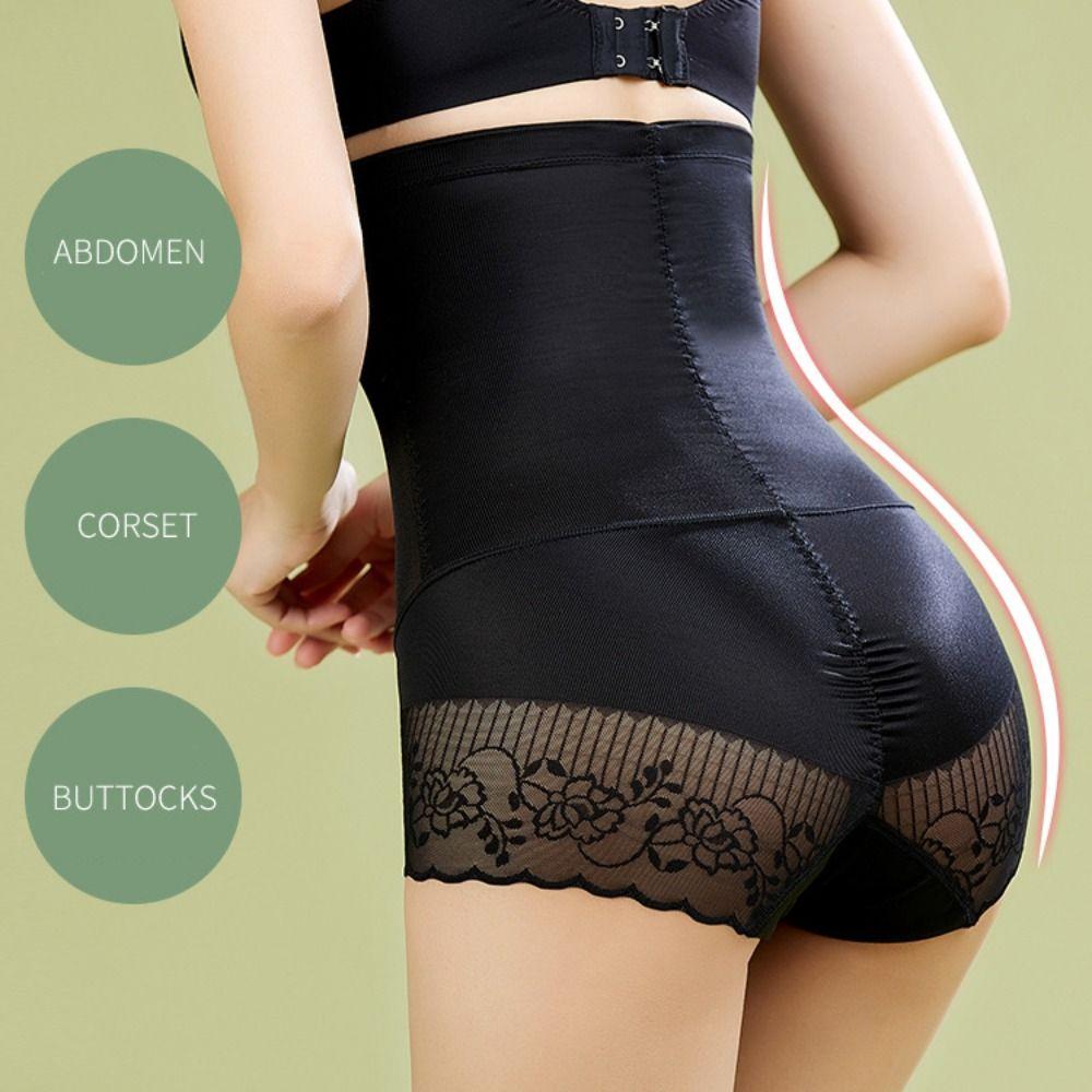 Transparent Tummy Control Shapewear High Waist Hip Lift Shaper Postpartum Panties  Postpartum