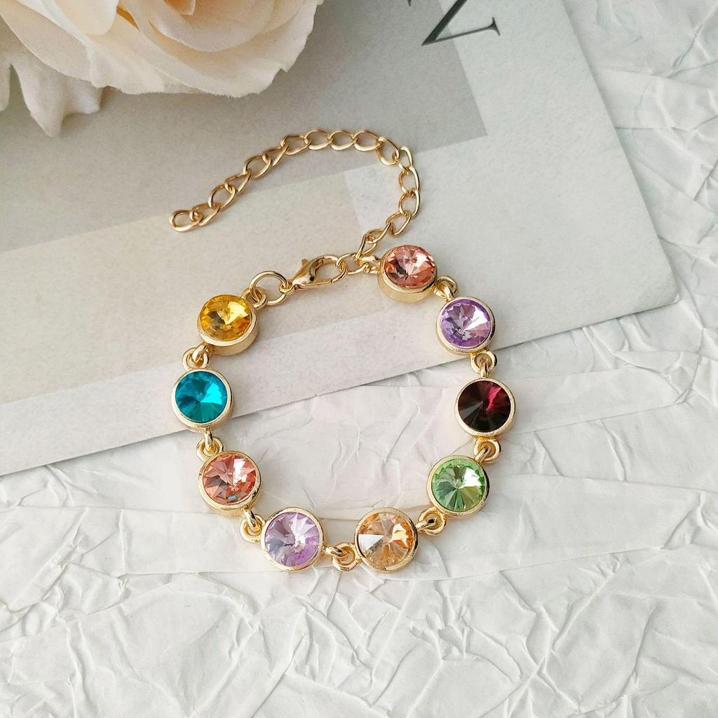 Collier Choker Diamant Coloré Printemps/Été - Collier Ras du Cou Haut de Gamme pour Femme, Design Polyvalent