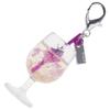 Multifunctional Small Tumbler Keychain with Fruit Charm Pendant Fashion Accessory for Bags and Keys Decoration