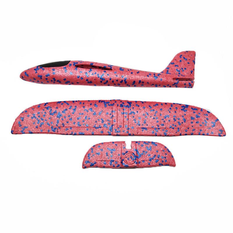 35CM Hand Throw Flying Glider Plane Foam Aeroplane Toys Launch Fillers Bubble Airplane Model DIY