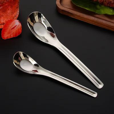 Łyżka zagęszczająca ze stali nierdzewnej Kreatywna długa rączka Łyżka do garnka hotelowego Chochla do zupy Podstawowe narzędzia kuchenne