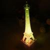 Luminária LED para iluminação Torre Eiffel, peça central para bolo, decoração para presente de dia dos namorados