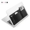 Solid Color External Hard Drive Sleeve 3-Pocket Storage Pouch  Laptop Accessories