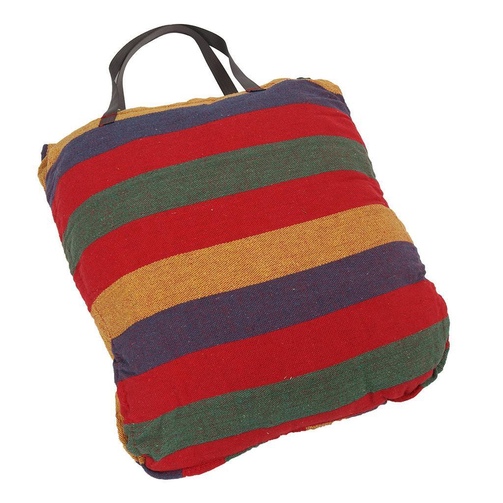 Tragbarer Hängesessel Hängesessel Schaukelstuhl Sitz mit 1 Kissen für Garten Outdoor/Indoor Modische Hängemattenschaukeln