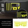 For Jetour Traveler T2  2024 2025 Car Spare Tire Cover Wheel Hub External Stickers Decorate Car Body Products Accessories