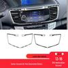 Carbon Fiber Interior Trim for Honda Accord 2013-16: Center Console Air Vent Sticker