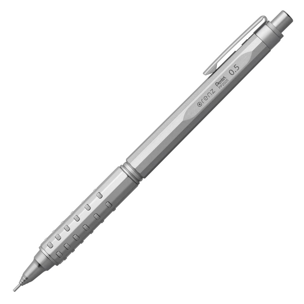 Pentel Orenz AT Mechanical Pencil, 0.5mm, Silver, XPP2005-Z