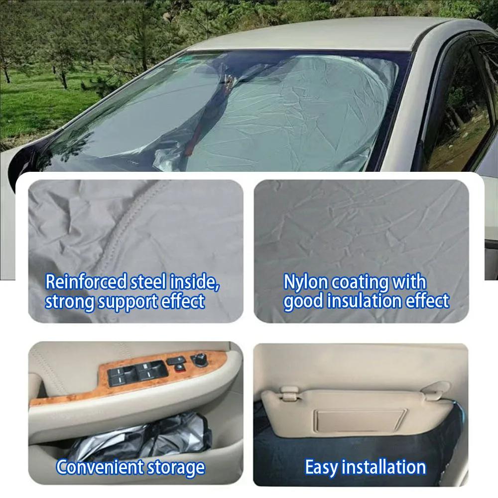 Auto-Windschutzscheiben-Sonnenschutz, Universal-Windschutzscheiben-Klappvisier, Windschutzscheiben-Sonnenschutz, Autofenster-Sonnenschutz, Zubehör