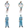 Unisex Kostium Pielęgniarki Z Plamami Krwi na Halloween Cosplay Na Straszne Imprezy