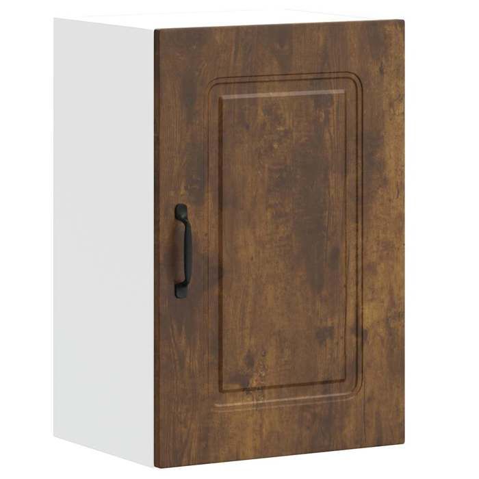 VidaXL Wall-mounted Kitchen Cabinet Kalmar Smoked Oak Engineered Wood, Wall-mounted Kitchen Furniture, Cabinet for Kitchen Wall, 853552