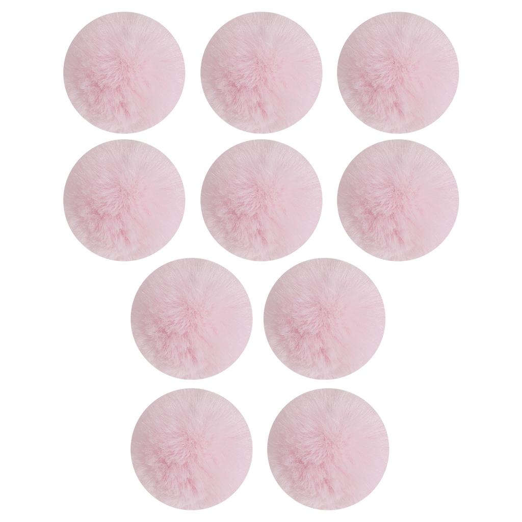 Imitate Rabbit Hair Pompoms Ball 10pcs Christmas Pompoms Keychain Car Pompon Garment Toy DIY Bag Earrings Keychain Decor
