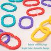 Rainbow Ring Teething Toy for Babies 0-3 Years | Educational Infant Development Aid