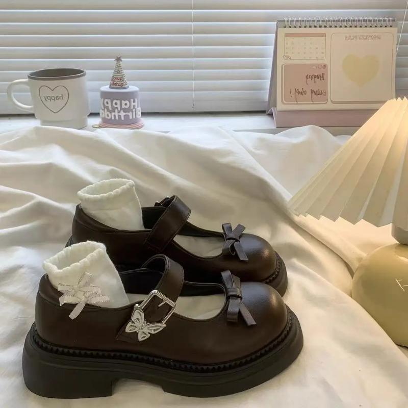 Mary Jane Shoes Sweet College Style Women Single Shoes Japanese Style Jk Skirt Shoe Platform Small Leather Footwear Women Shoes