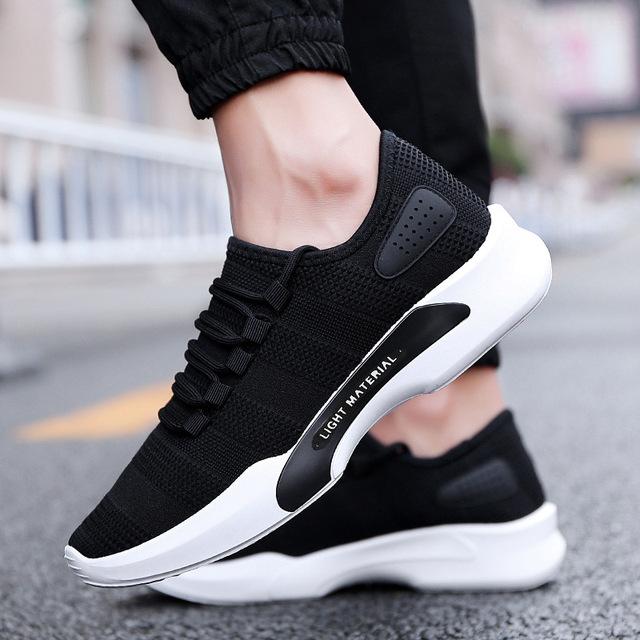 Spring New Men Casual Shoes Lace Up Men Shoes Lightweight Comfortable Breathable Walking Sneakers Tenis Feminino Zapatos