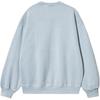 Carhartt WIP Logo Print Crewneck Loose Fit Drop Shoulder Long Sleeve Sweatshirt Men Sweatshirt Blue I029522-2BS-GD
