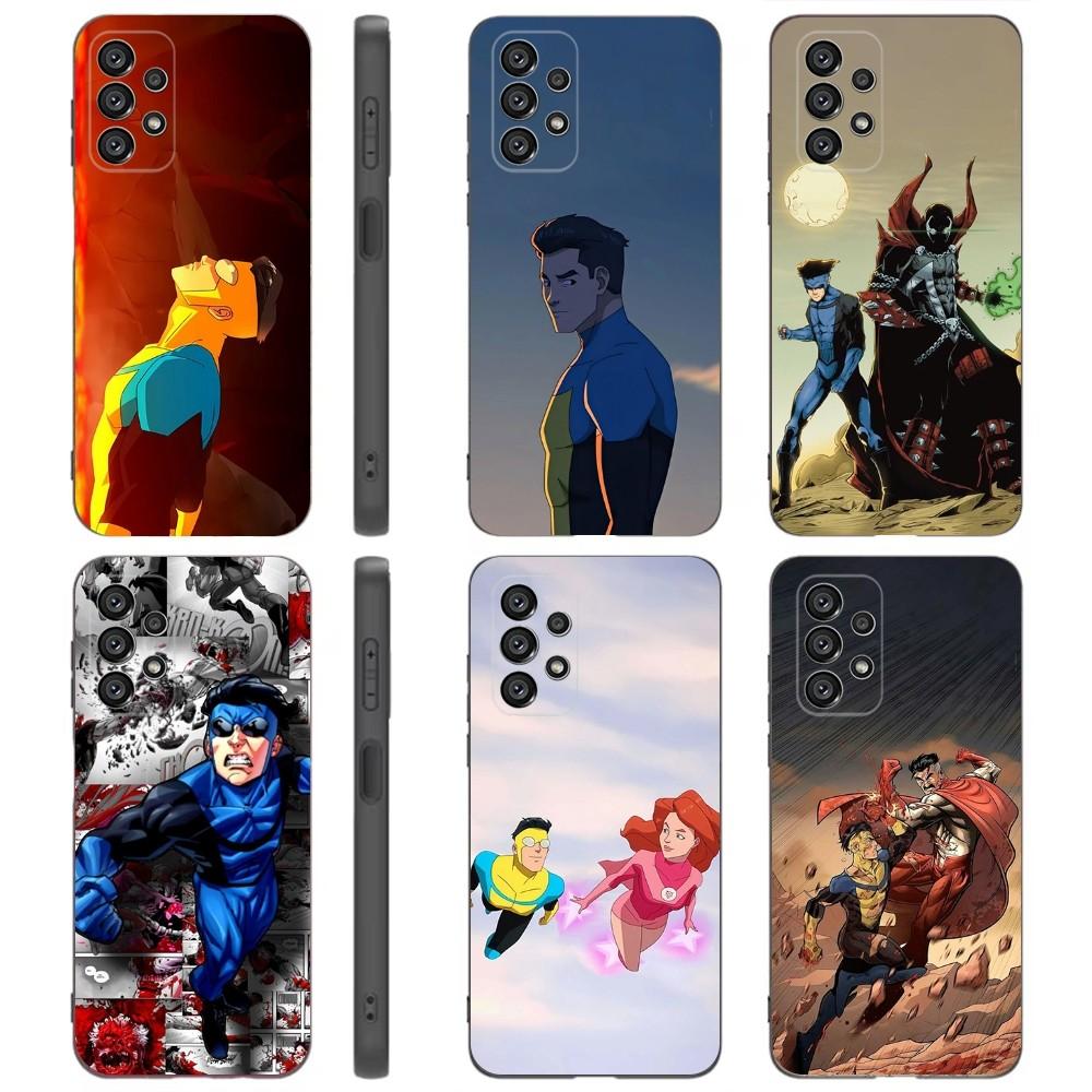 I-Invincible Phone Case For Samsung Galaxy A91,A80,A73,A72 ,A71,A53A52,A32 ,A31A22,A21s,A20,Black Cover