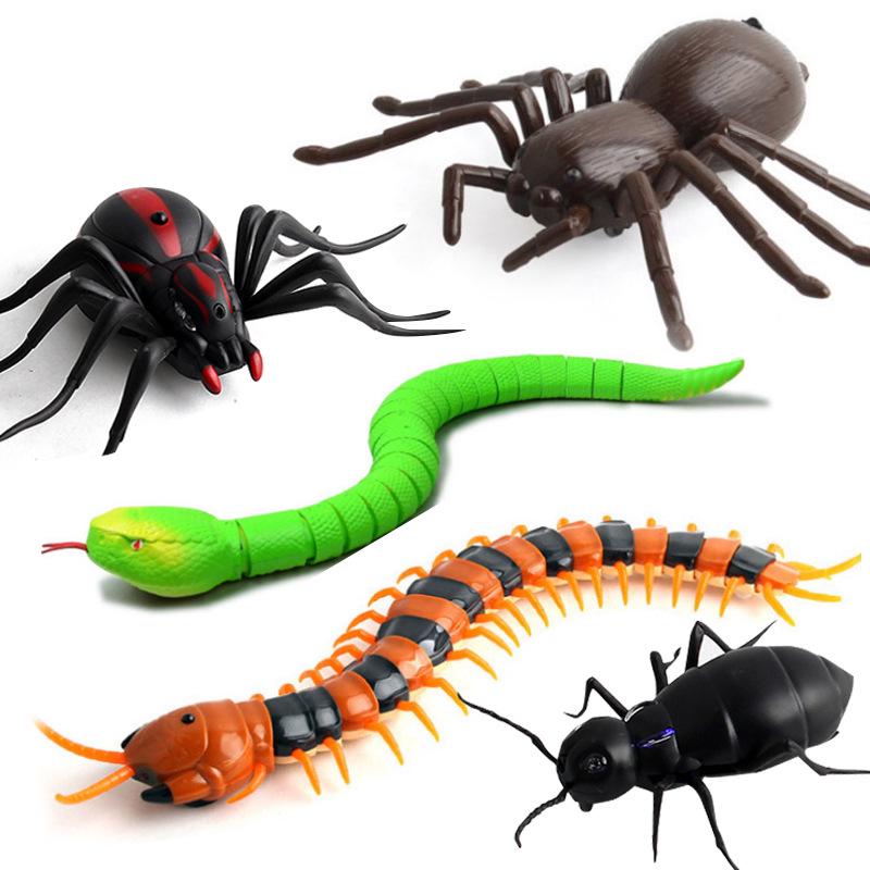Infrared Remote Control Prank Toy: Cockroach, Spider, and Ant Simulation