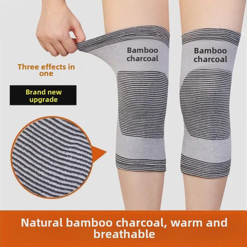 "Thick Velvet Knee Pads for Warmth & Protection – Unisex, Ideal for Elderly, Autumn & Winter Cycling"