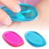 1PC Puff &; Silicone Gel Sponge In Pink-Blue for Cosmetics BB Cream Makeup Tool-Random Color