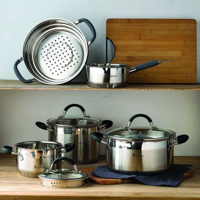 Cuisinière à cuisson lente Masterpro Acier inoxydable - capacité:1,8 L