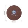 Car Coaster Water Cup Holder Anti-Slip Pad Suede Accessories For Volkswagen Golf-5 6 7 Bora Jetta POLO MK4 MK6 Bora Passat B5 B6