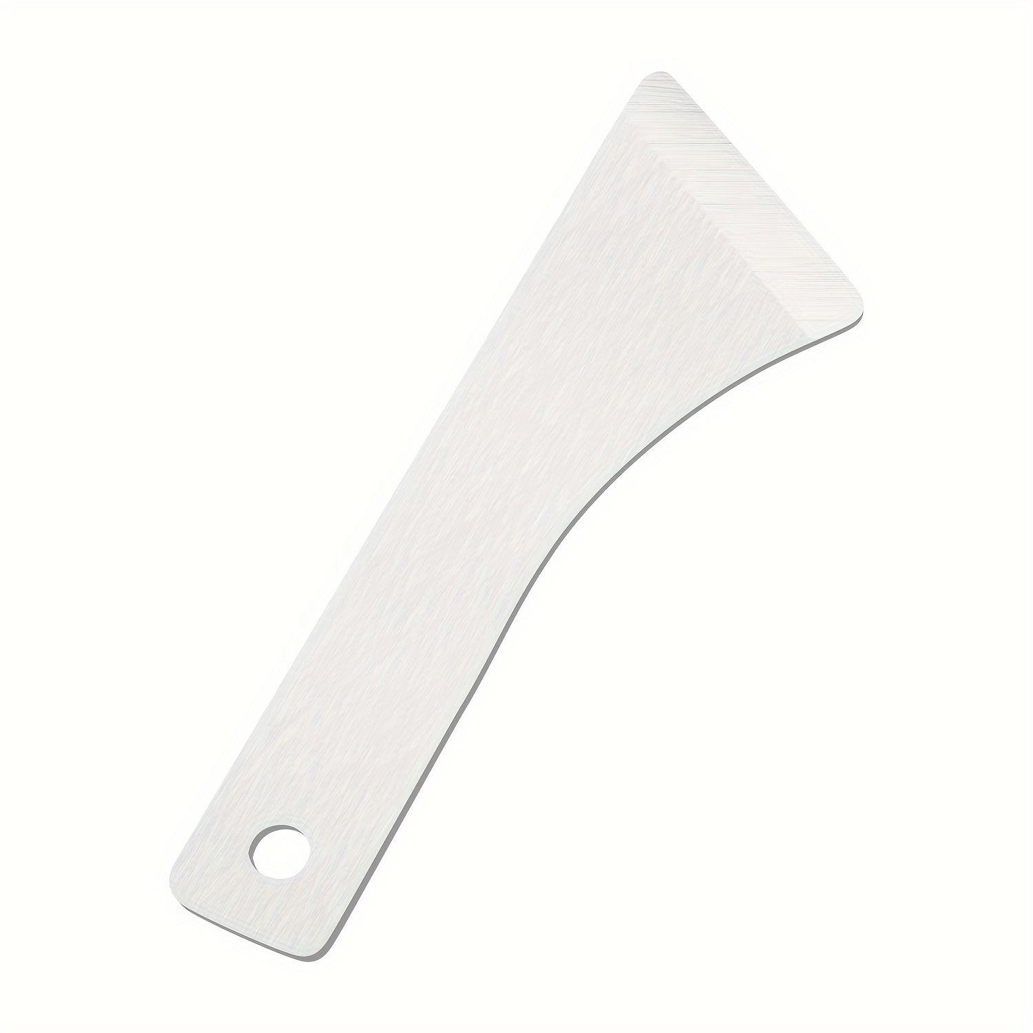 

Stainless Steel Scraper Set - Ultra Sharp Scrapers Remove Residue from Steel, Aluminum and More Ends Offer Extra Leverage