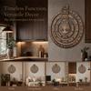 Moon Phase Display Rotating Calendar 12.01X10.83in Desk Calendar  Living Room Decor